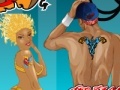 Game Cosplay Girl Tattoo Artist 
