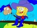 Game Cowboy Spongebob Coloring