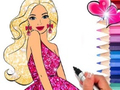 Game Coloring Book: Barbie