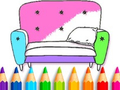 Game Coloring Book: House Decoration
