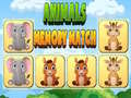 Game Animals Memory Match