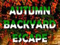 Game Autumn Backyard Escape 