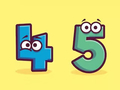Game Coloring Book: Number 4-5