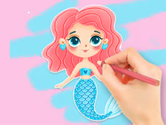 Game Coloring Book: Enjoying Mermaid