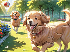 Game Jigsaw Puzzle: Puppy Fun