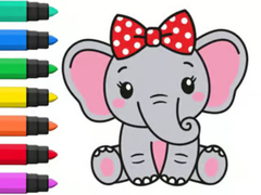 Game Coloring Book: Elephant