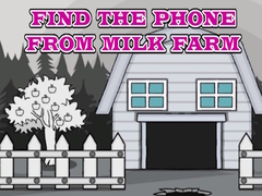 Game Find The Phone From Milk Farm