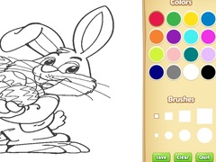 Game Easter Bunny Coloring Book for Kids