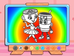 Game Coloring Book: Cappuccina Assassino Love Story