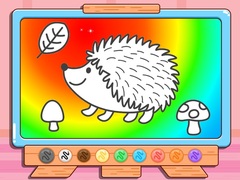 Game Coloring Book: Hedgehog