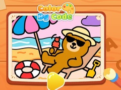 Game Color By Code: Chill Bear