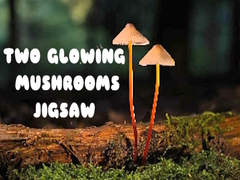 Game Two Glowing Mushrooms Jigsaw