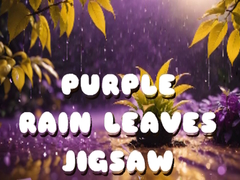 Game Purple Rain Leaves Jigsaw