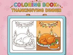 Game Coloring Book: Thanksgiving Dinner