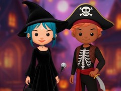 Game Toca Teens Halloween Party