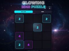 Game Glowing 2048 Puzzle