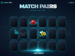 Game Match Pairs Memory Challenge