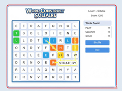Game Word Construct Solitaire