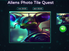 Game Aliens Photo Tile Quest