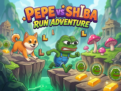 Game Pepe vs Shiba Run Adventure