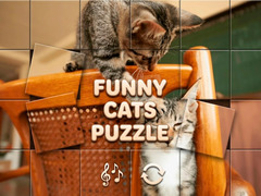 Game Funny Cats Puzzle