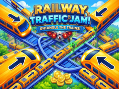 Game Railway Traffic Jam! Untangle the Trains!