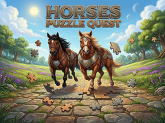 Game Horses Puzzle Quest