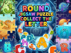 Game Round Jigsaw Puzzle - Collect the Letter