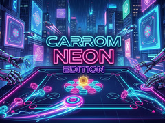 Game Carrom Neon Edition