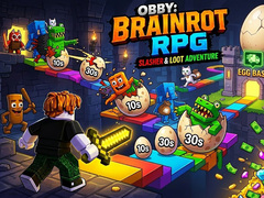 Game Obby: Brainrot RPG Slasher & Loot Adventure
