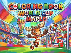 Game Coloring Book: World Cup Maple