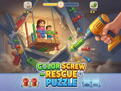 Game Color Screw - Rescue Puzzle