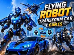 Game Flying Robot Transform Car Games