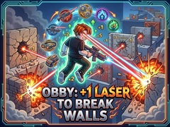 Game Obby: +1 Laser to Break Walls