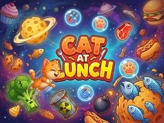 Game Cat at Lunch