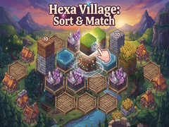 Game Hexa Village: Sort & Match